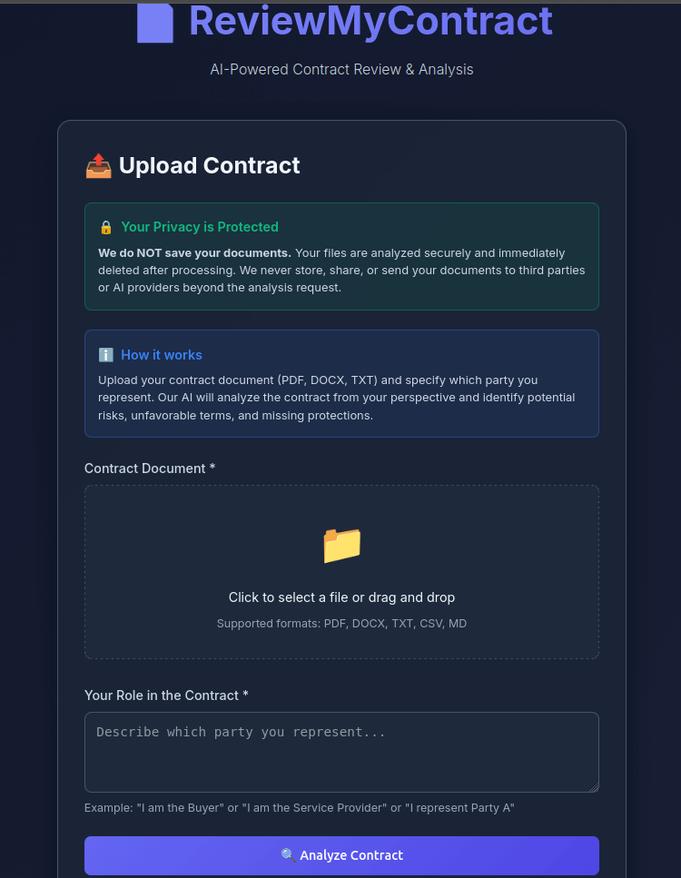 ReviewMyContract logo