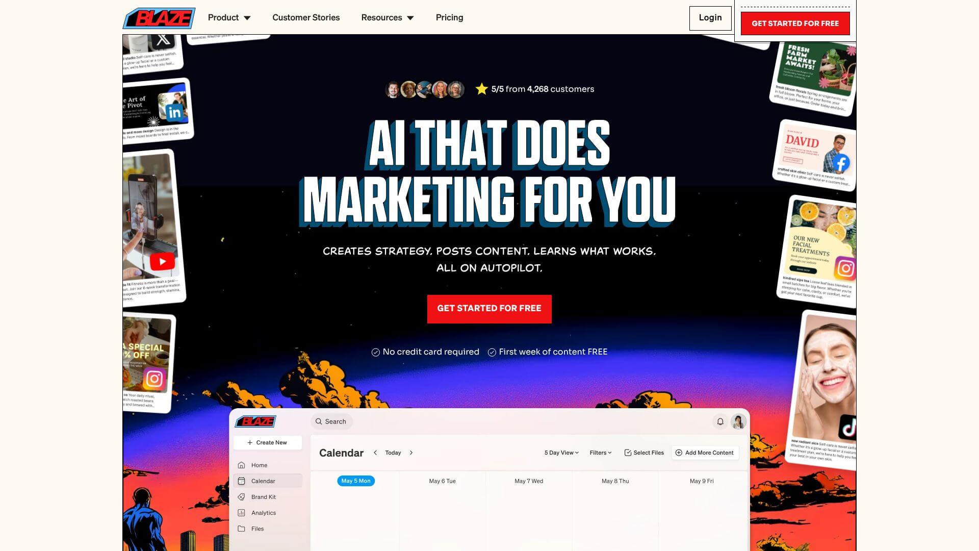Blaze.ai screenshot