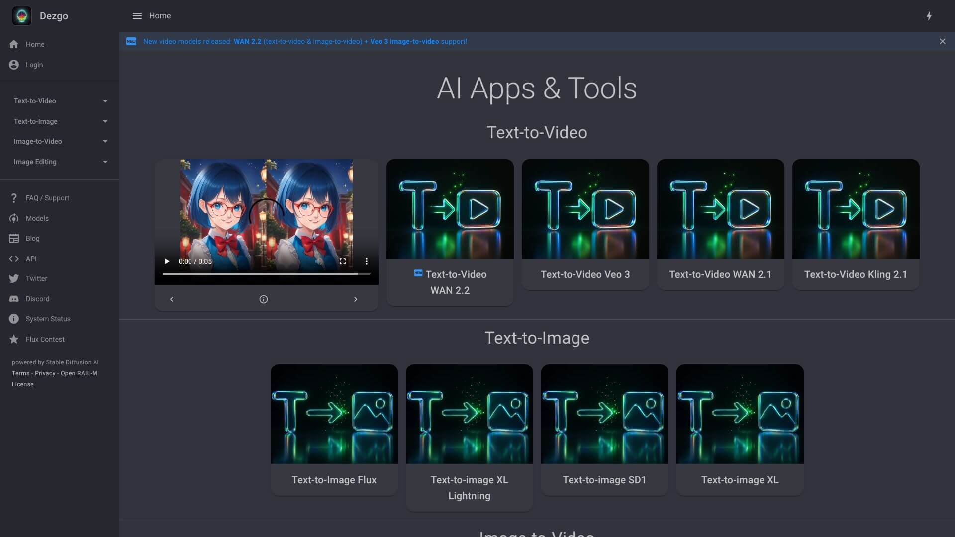 Dezgo screenshot