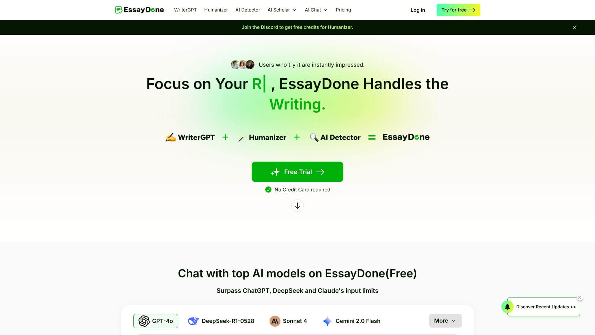 EssayDone - AI Writer & Humanizer screenshot