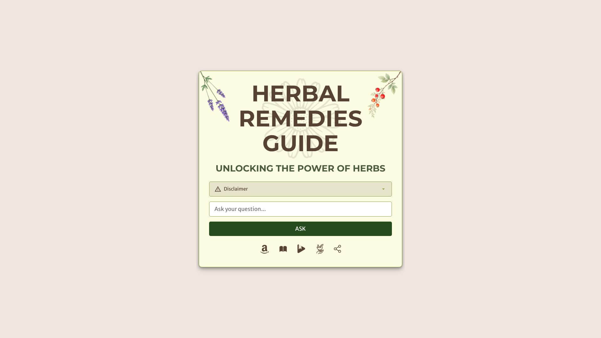 Herbal Remedies Guide screenshot