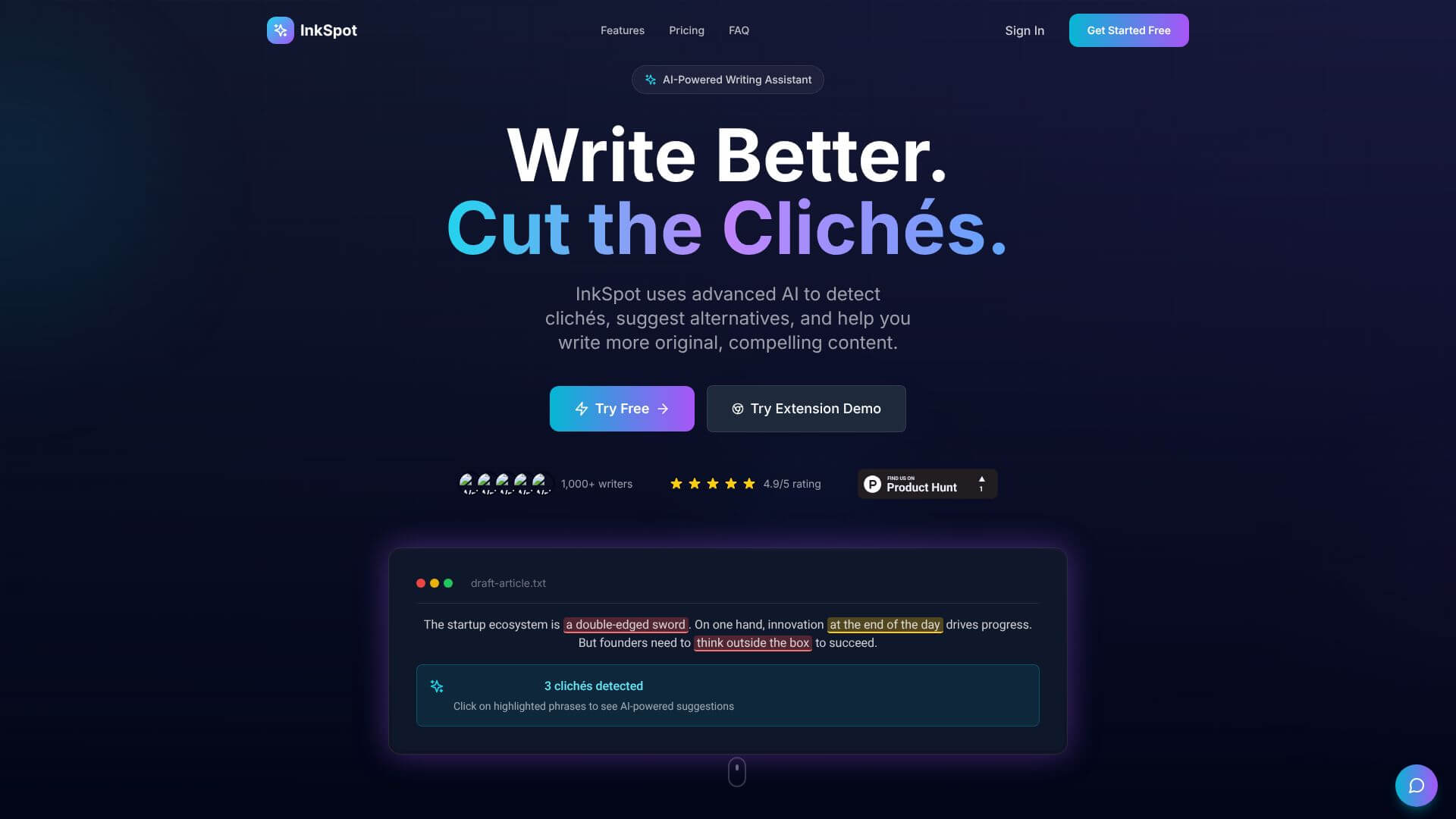 InkSpot screenshot