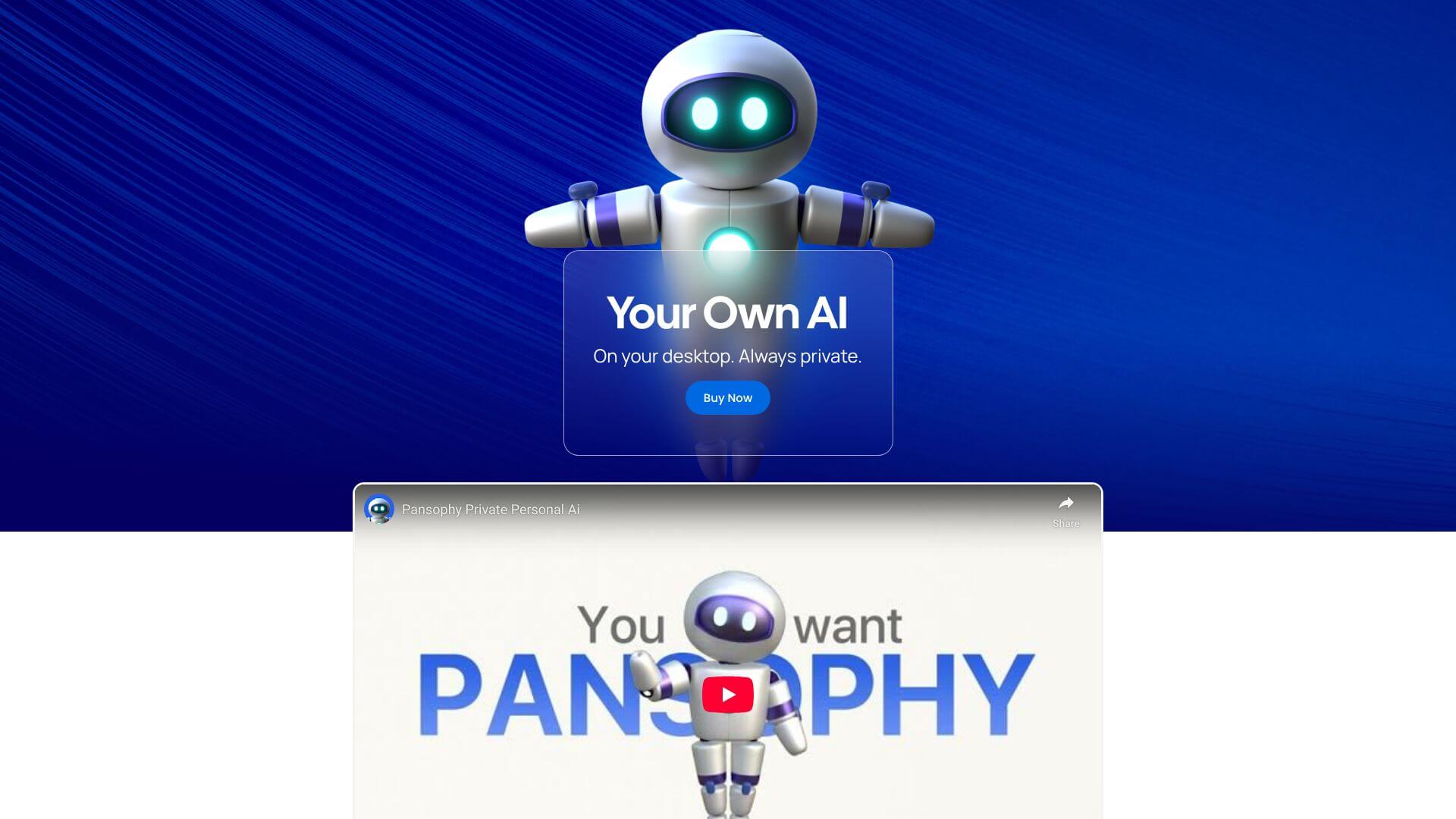 Pansophy - Private Personal AI screenshot