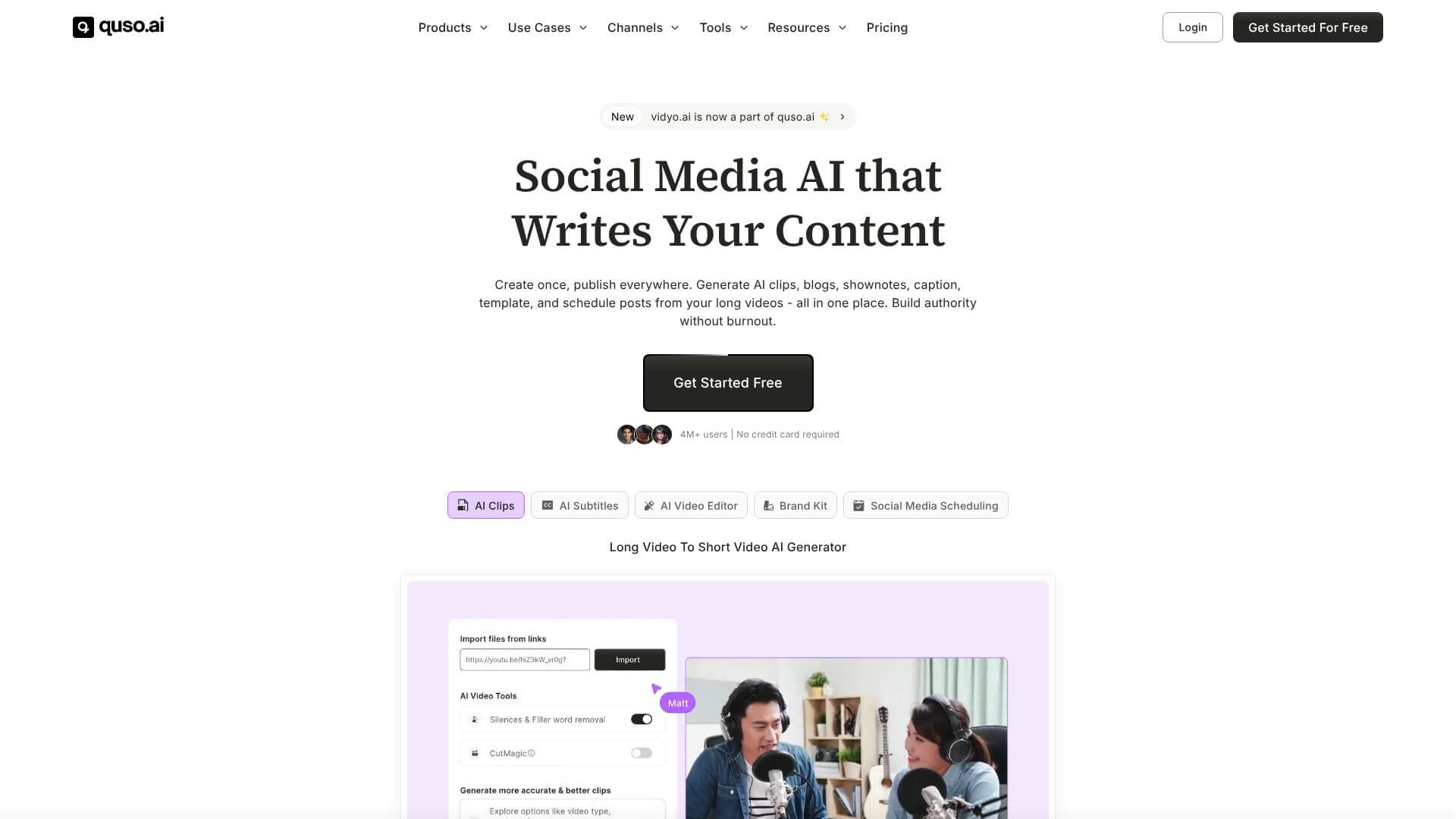 Quso.ai screenshot