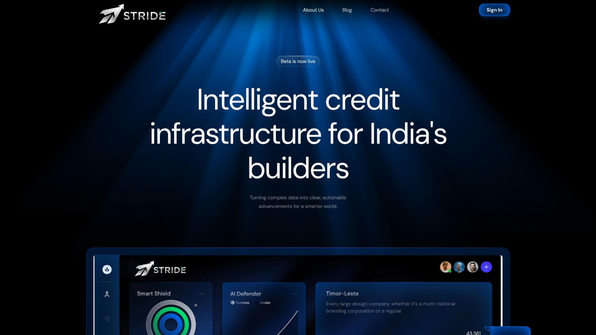 Stride screenshot
