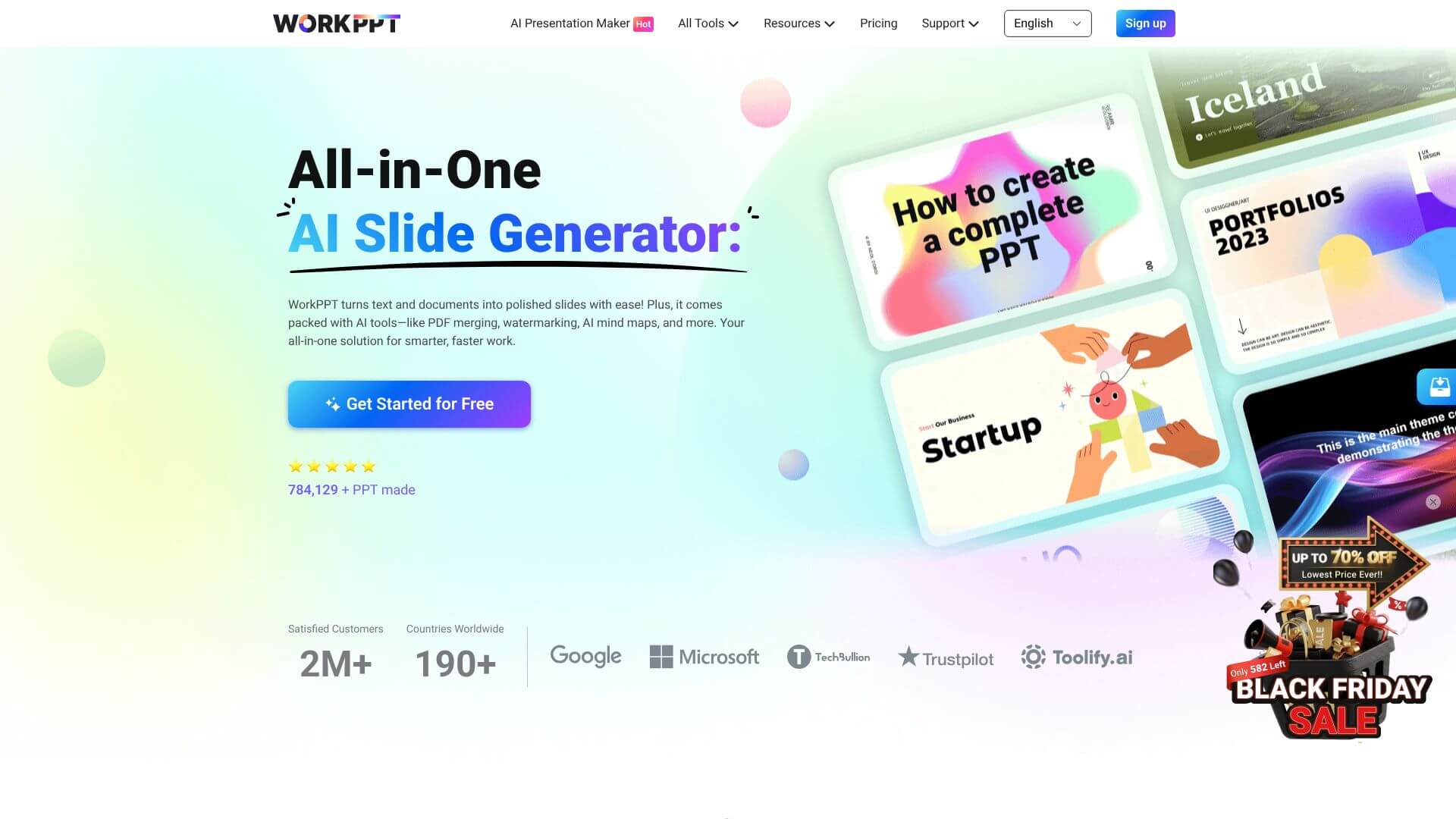 Work PPT screenshot